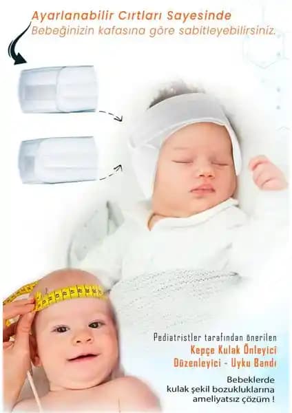Urz Store Bebek Kepçe Kulak Bantı ile Kulak Gelişimini Destekleyen Çözüm