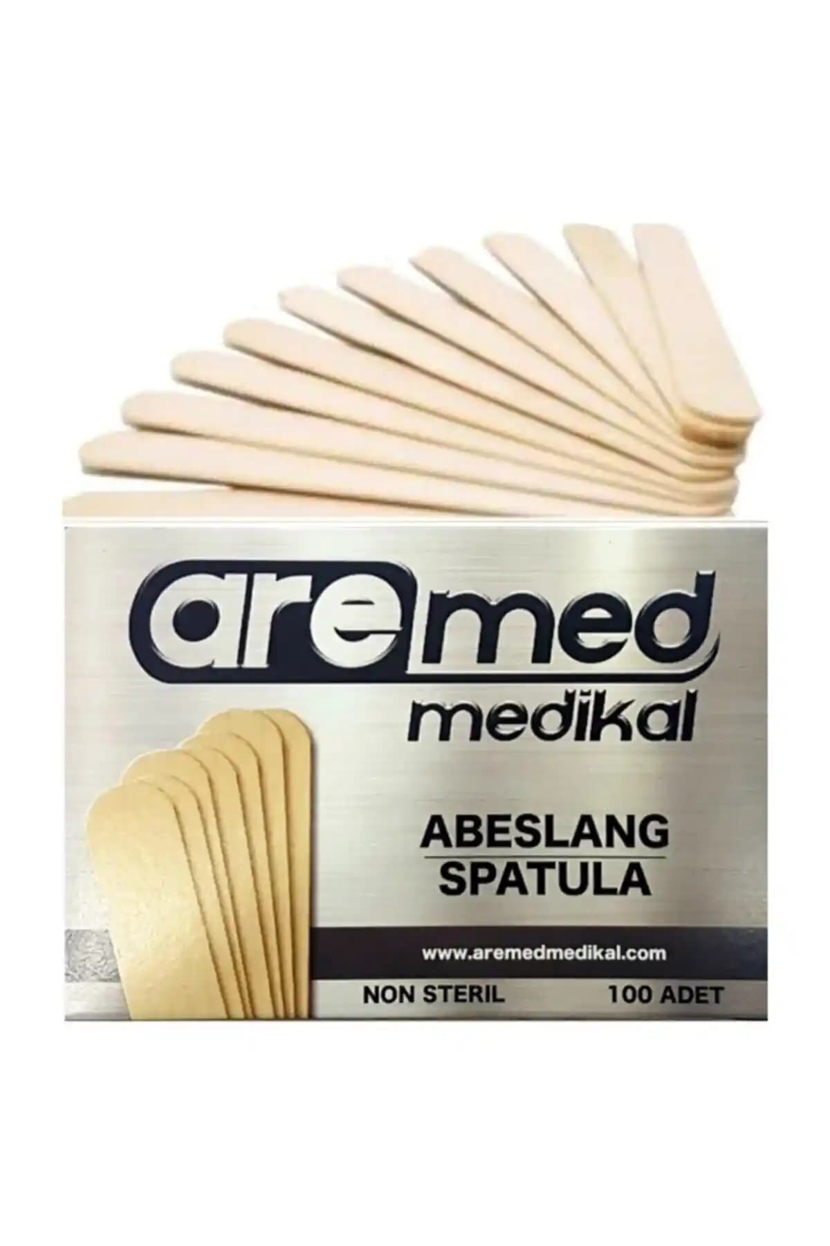 AREMED 7 Kutu Abeslang Medikal ve El İşi Ahşap Dil Çubuğu 700'lü Paket