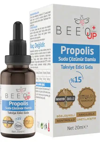 Beeo Up Bee'O Up %15 Propolis Damla: Doğal İçeriği ve Sağlık Üzerindeki Faydaları