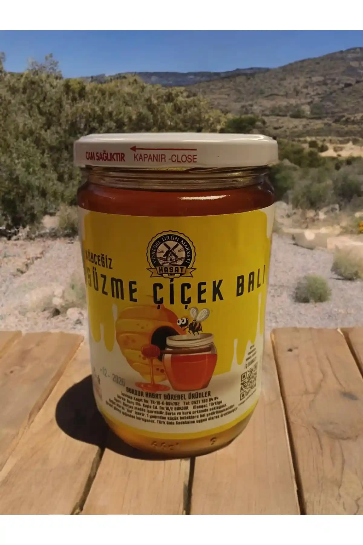 Burdur Hasat Köyceğiz Süzme Çiçek Balı 850g Doğal ve Sağlıklı Tatlandırıcı