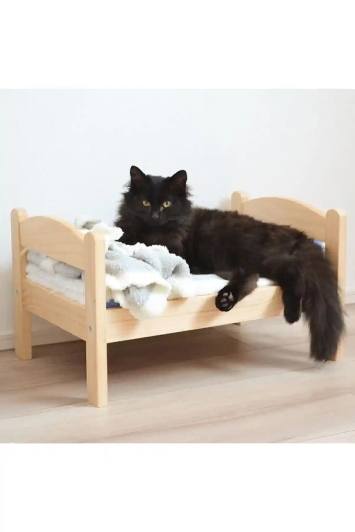 Dekomar Ahşap Kedi Yatak: Dayanıklı ve Şık Tasarımıyla Evcil Hayvanlar İçin Uygun