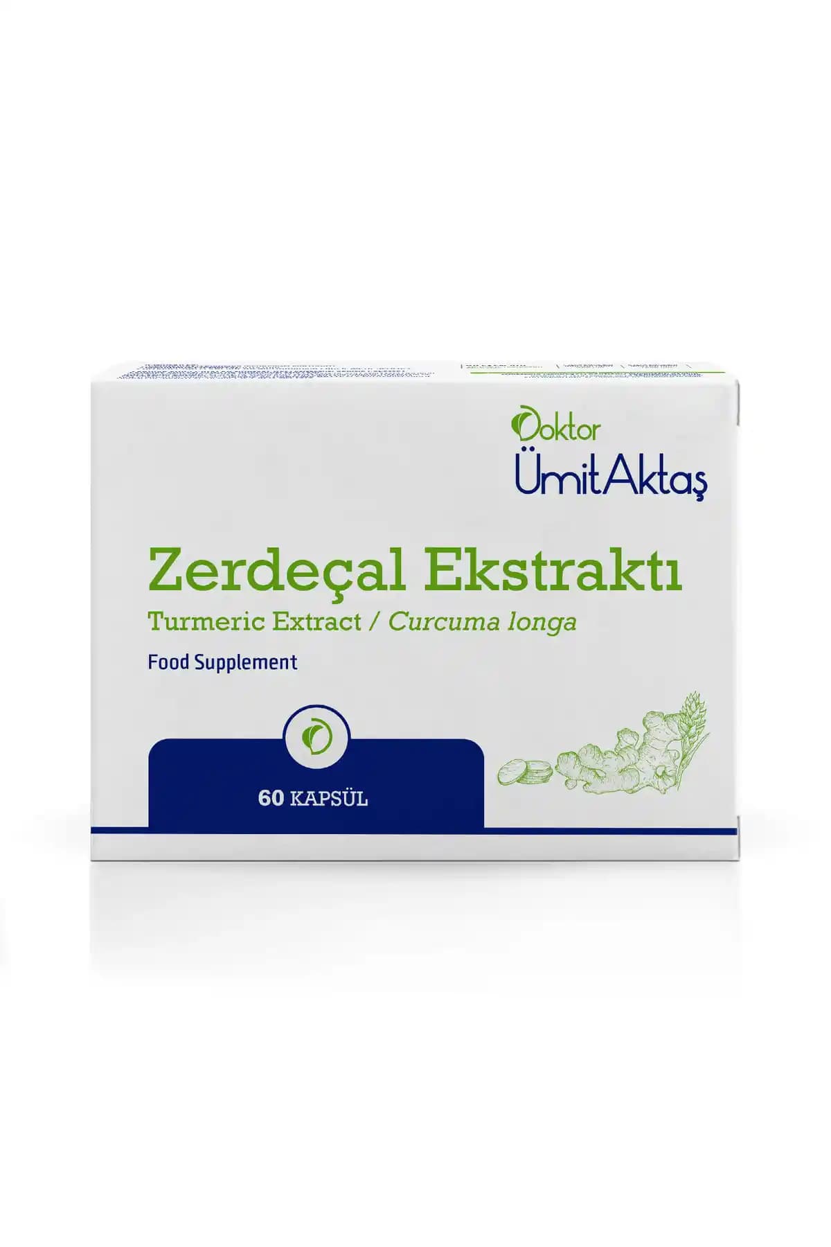 Dr. Ümit Aktaş Zerdeçal 60 Kapsül ile Yüksek Biyoyararlanımlı Doğal Takviye