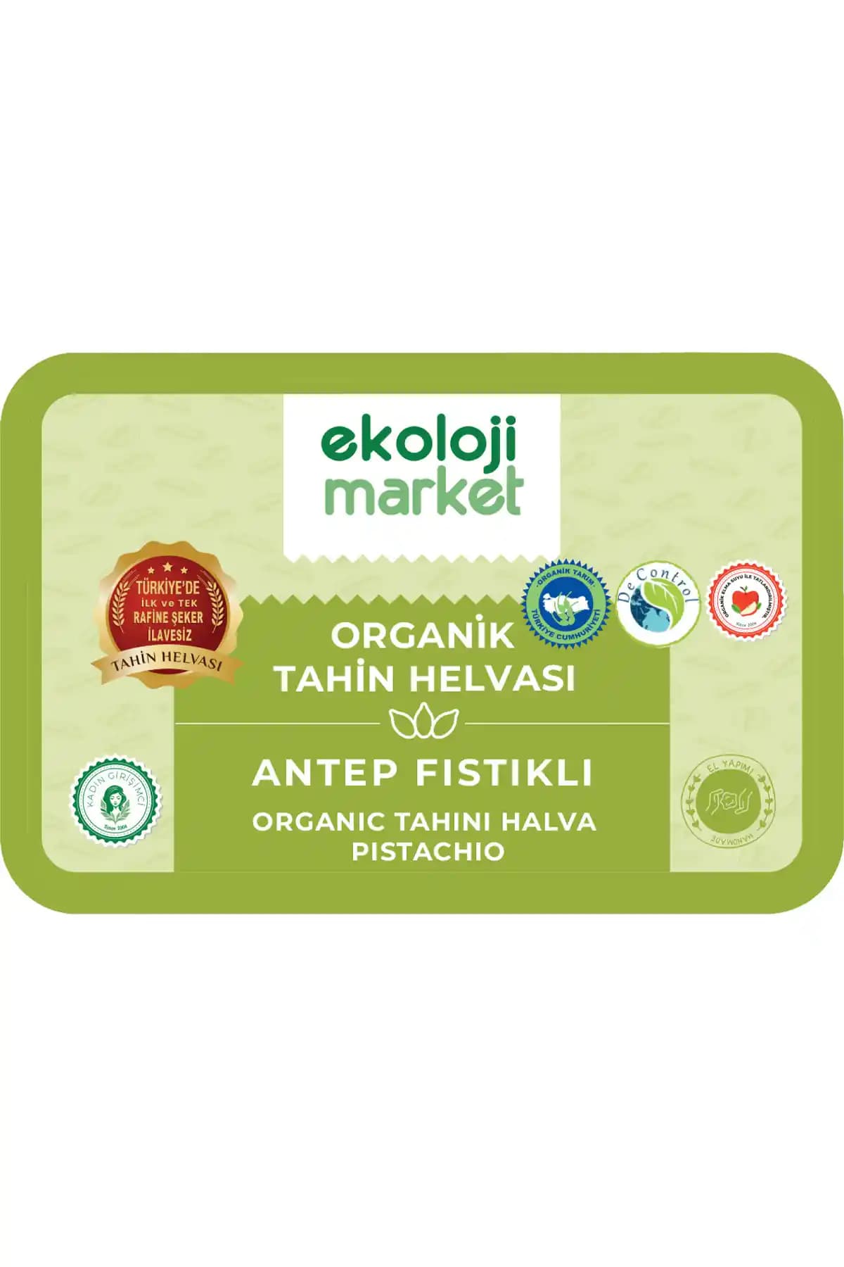 Ekoloji Market Organik Glutensiz Antep Fıstıklı Tahin Helvası Özellikleri ve Sağlık Faydaları