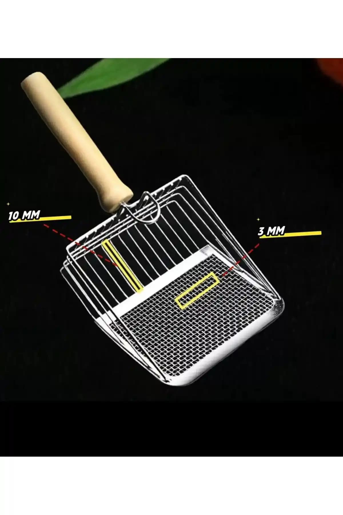 HESPERUS Paslanmaz Metal Kum Küreği: Dayanıklı ve Pratik Temizlik Aracı