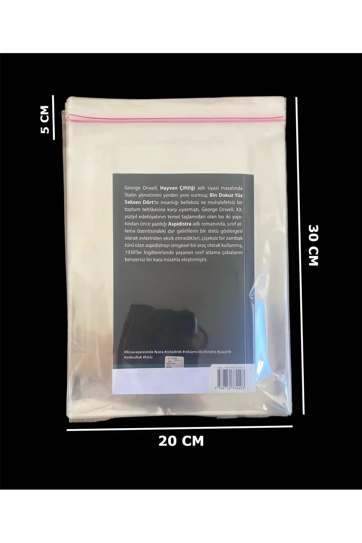 HG Ambalaj 50 Adet Şeffaf Opp Jelatin Poşetleri Çok Amaçlı ve Pratik Paketleme Çözümü