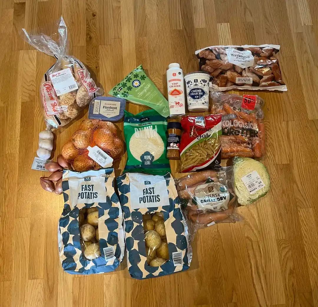 İsveç'te Willys Marketi ile Ekonomik ve Dengeli Haftalık Yemek Planı ve Alışverişi