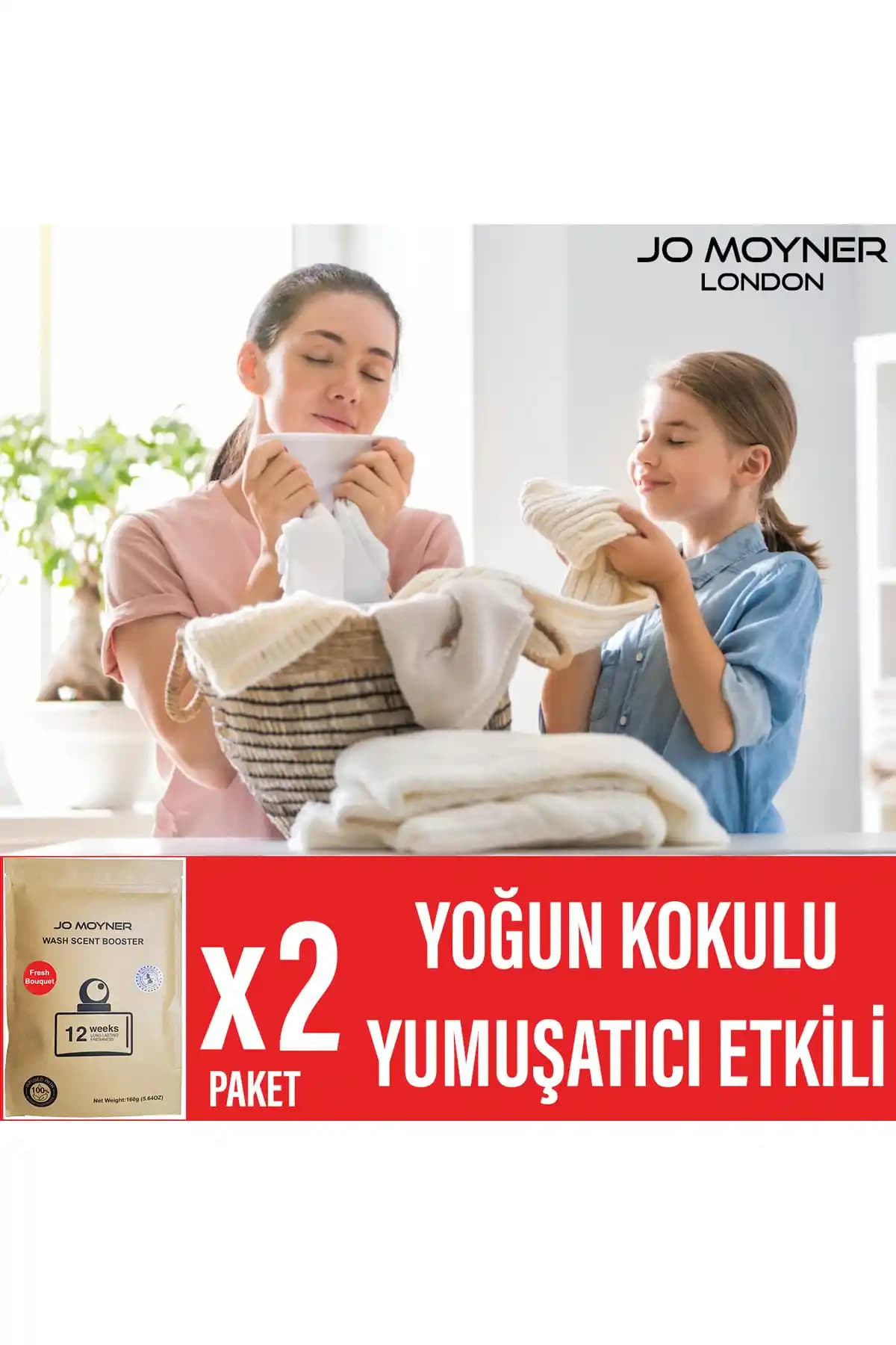 Jo Moyner Granül Çamaşır Parfümü Boncukları: Uzun Süreli Ferahlık ve Anti Alerjik Özellikler