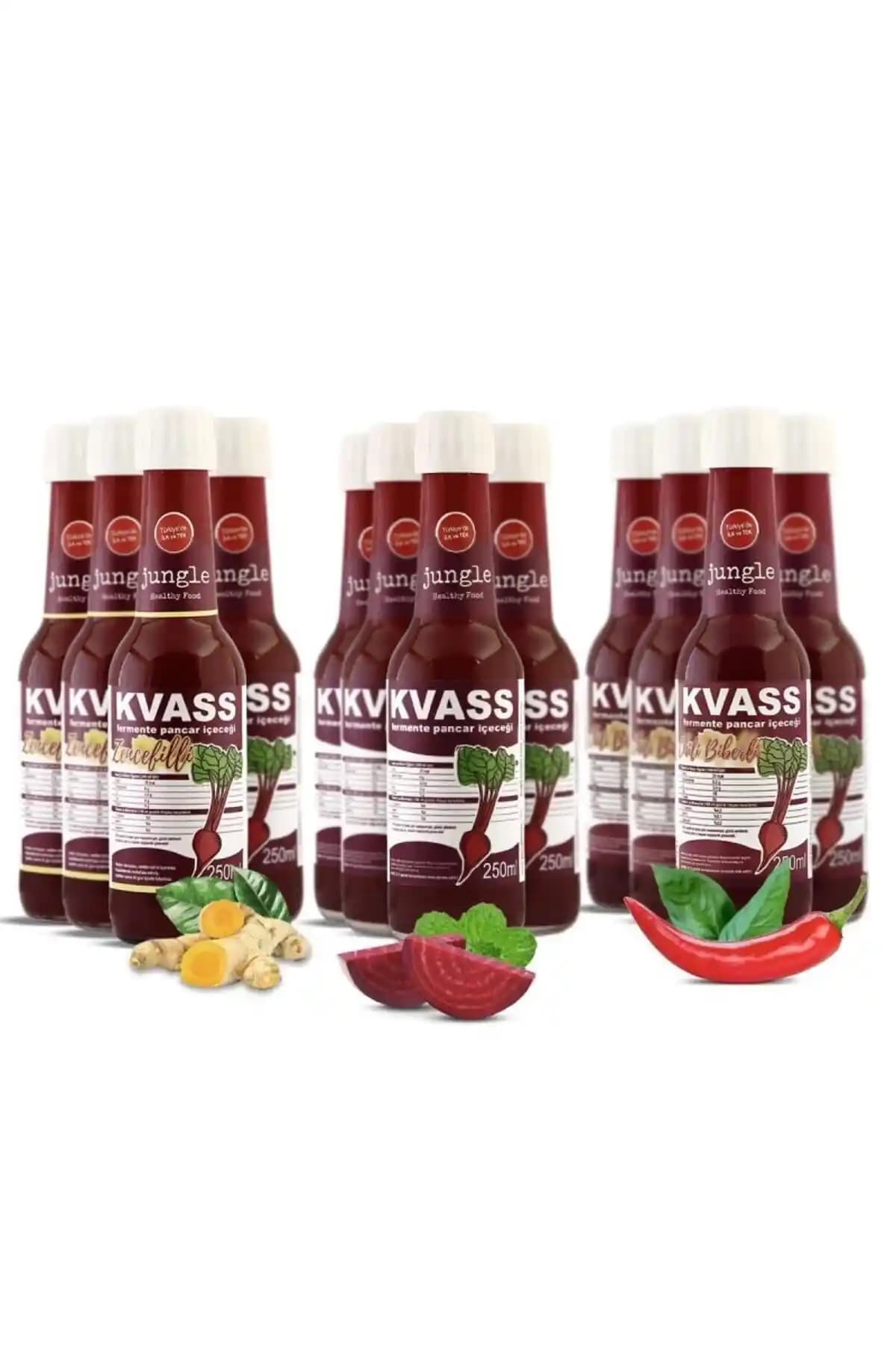 Jungle Healthy Food Pancar Kvass: Doğal Fermente Sağlık İçeceği ve Farklı Tat Seçenekleri