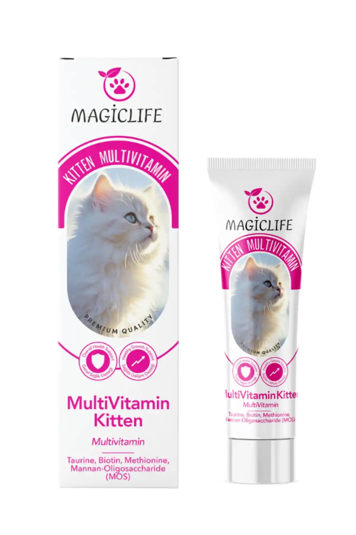 MAGIC LIFE Premium Kıtten Malt Paste: Yavru ve Anne Kediler İçin Sağlık Destekleyici Ürün