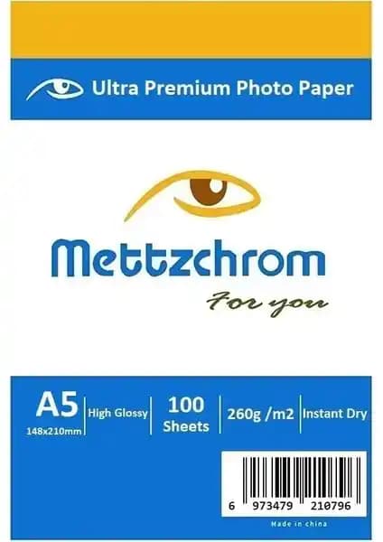 Mena Rise A5 Parlak Fotoğraf Kağıdı 100 Sayfa Yüksek Kalite Baskı Malzemesi