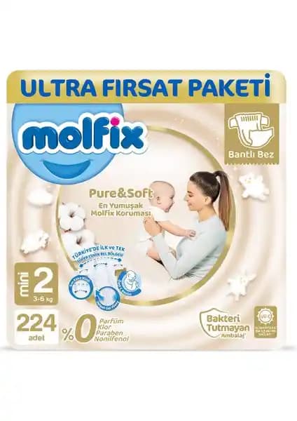 Molfix Pure&Soft ve Bebek Bezi 2 Beden Mini Karşılaştırması: Özellikler ve Kullanıcı Yorumları