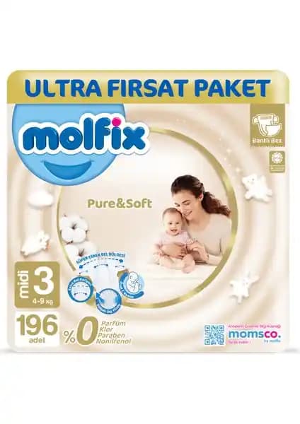 Molfix Pure & Soft ve Prima Premium Care Bebek Bezleri Karşılaştırması