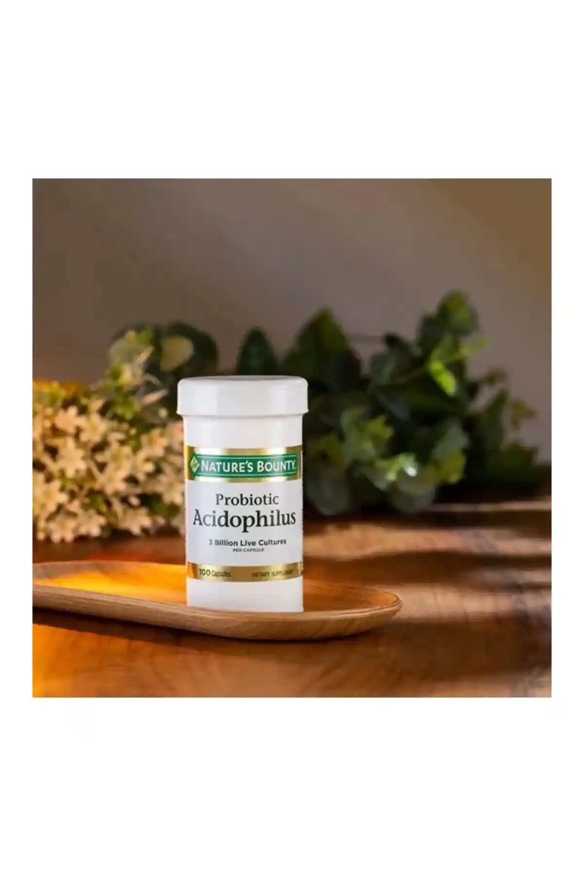 Nature's Bounty Probiotic Acidophilus Bağırsak Sağlığı Destekleyici Takviye Ürünü