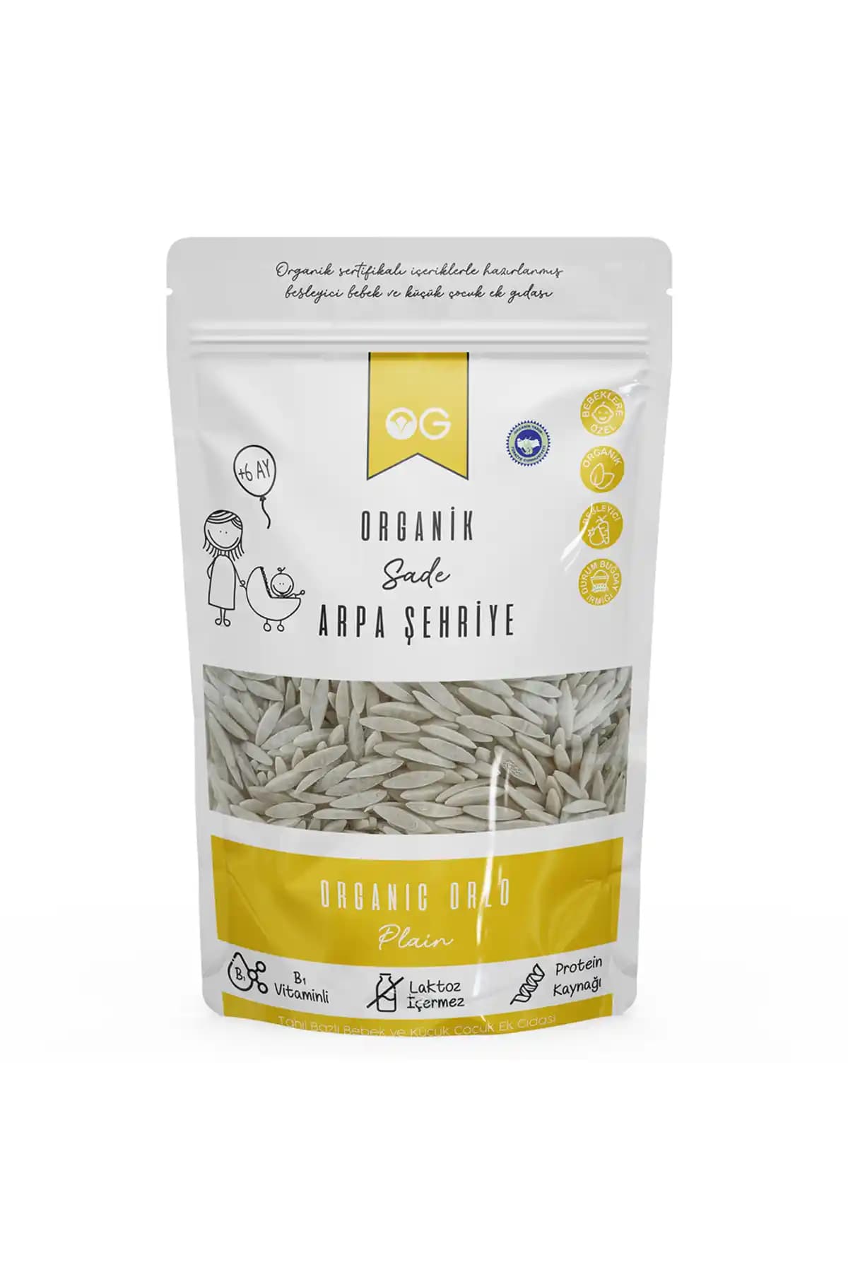 OG Natural Organik Sade Arpa Şehriye: Sağlıklı ve Lezzetli Bir Seçenek