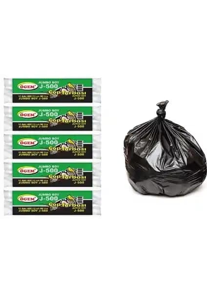 Ögem J-500 Jumbo Boy Çöp Poşeti: Yüksek Hacimli ve Dayanıklı Temizlik Çözümü
