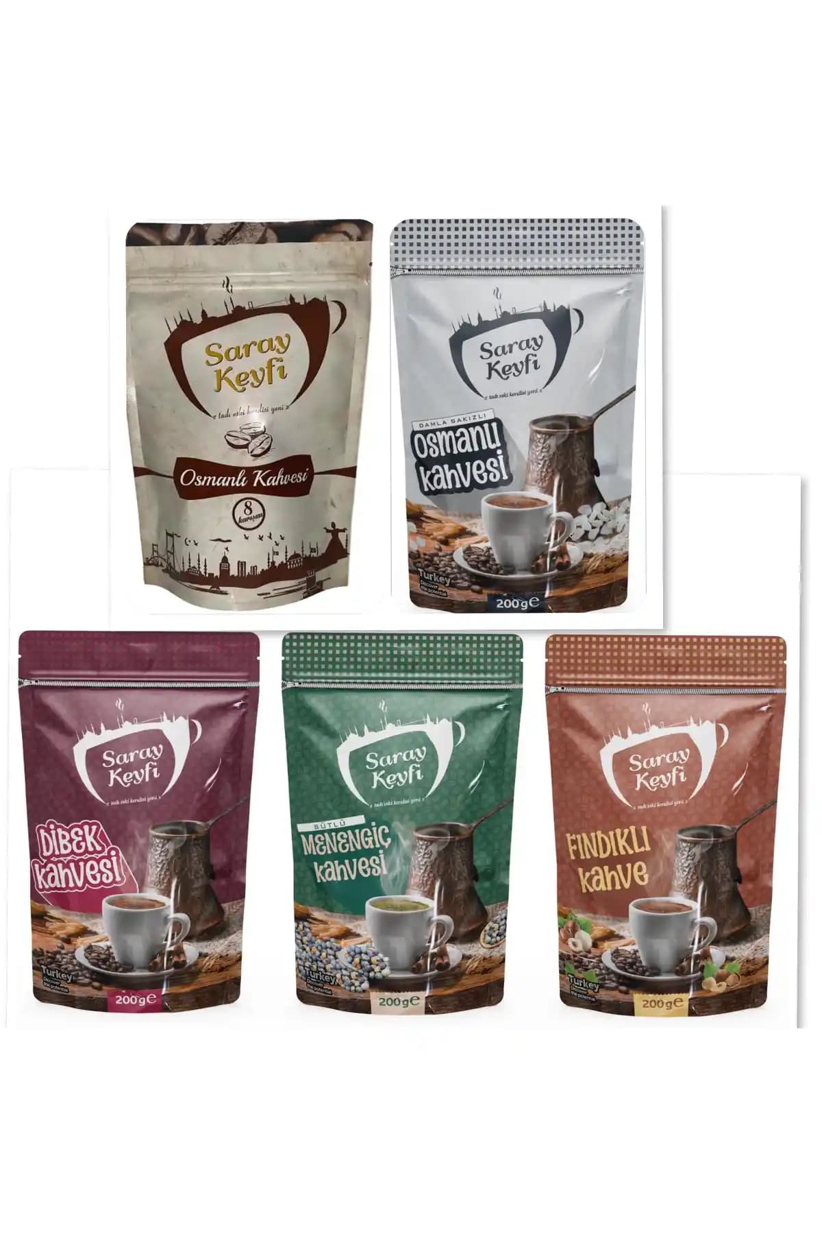 Saray Kahve 5’li Set Osmanlı ve Geleneksel Kahve Lezzetleriyle Zenginleştirir