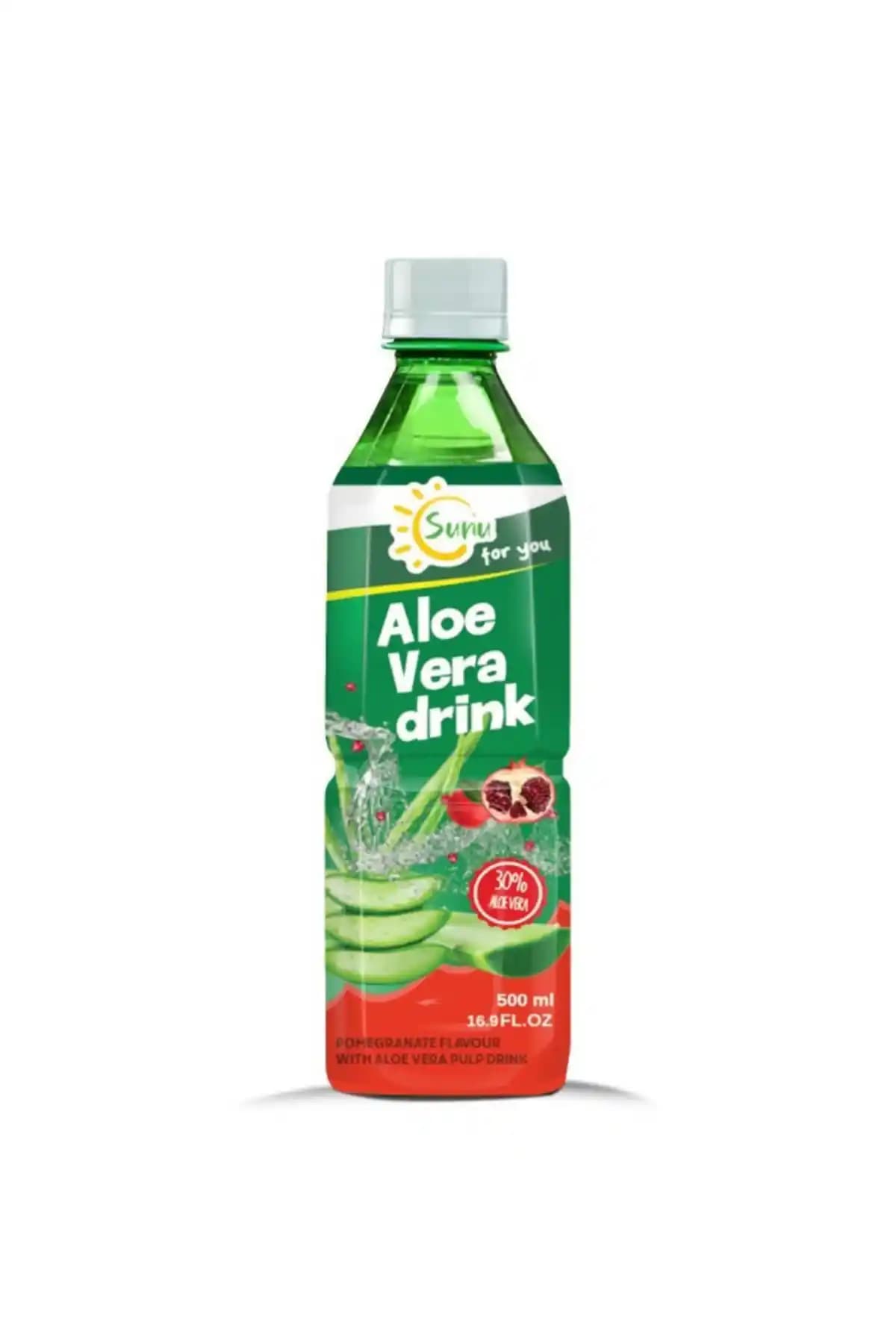 Sunu Nar Aromalı Aloe Vera Parçacıklı İçecek: Sağlıklı ve Ferahlatıcı Doğal İçeriklerle Dolu