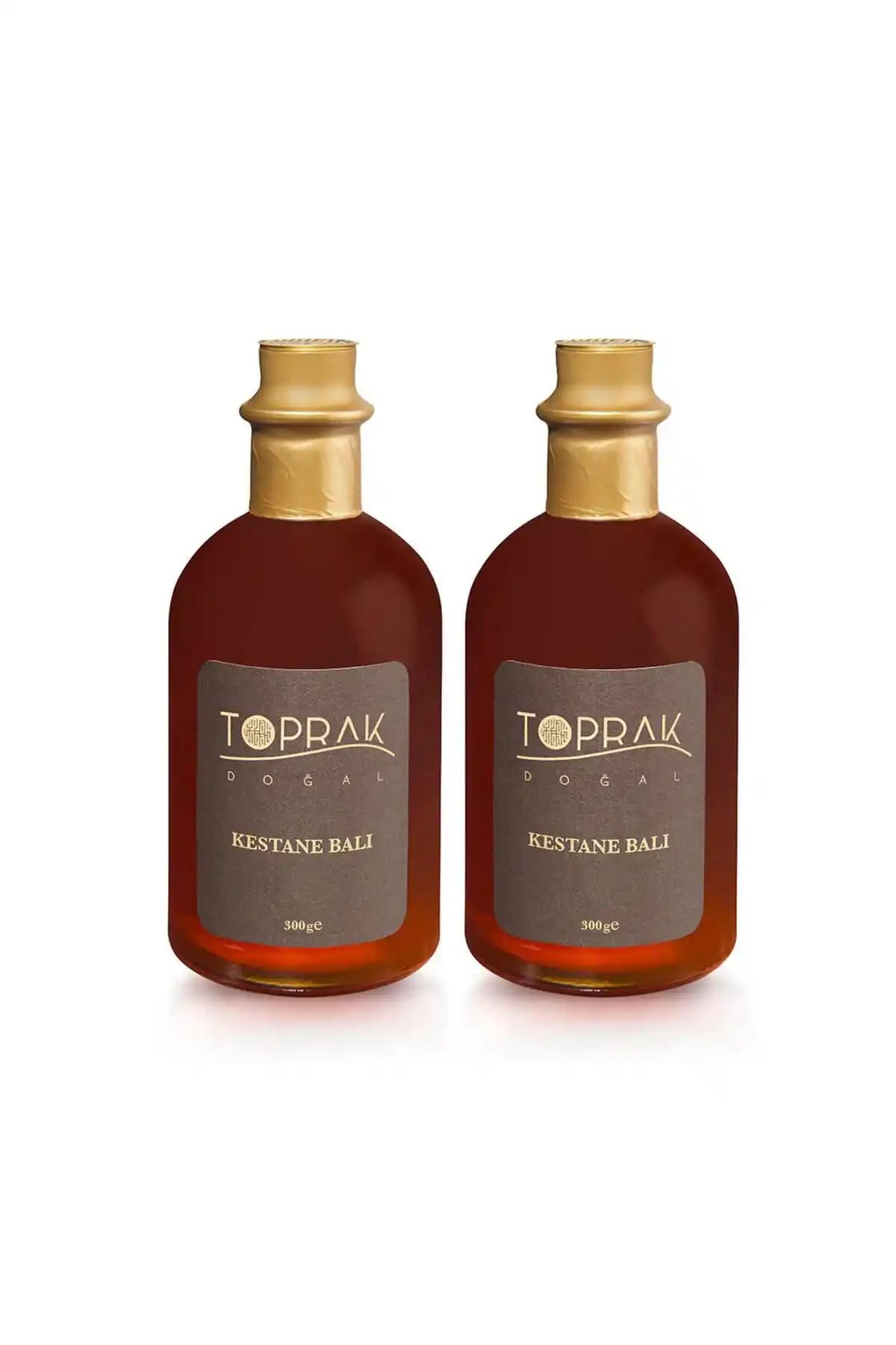 Toprak Doğal Kestane Balı 2'li Set: Saf ve Aromatik Doğal Bal Çeşidi