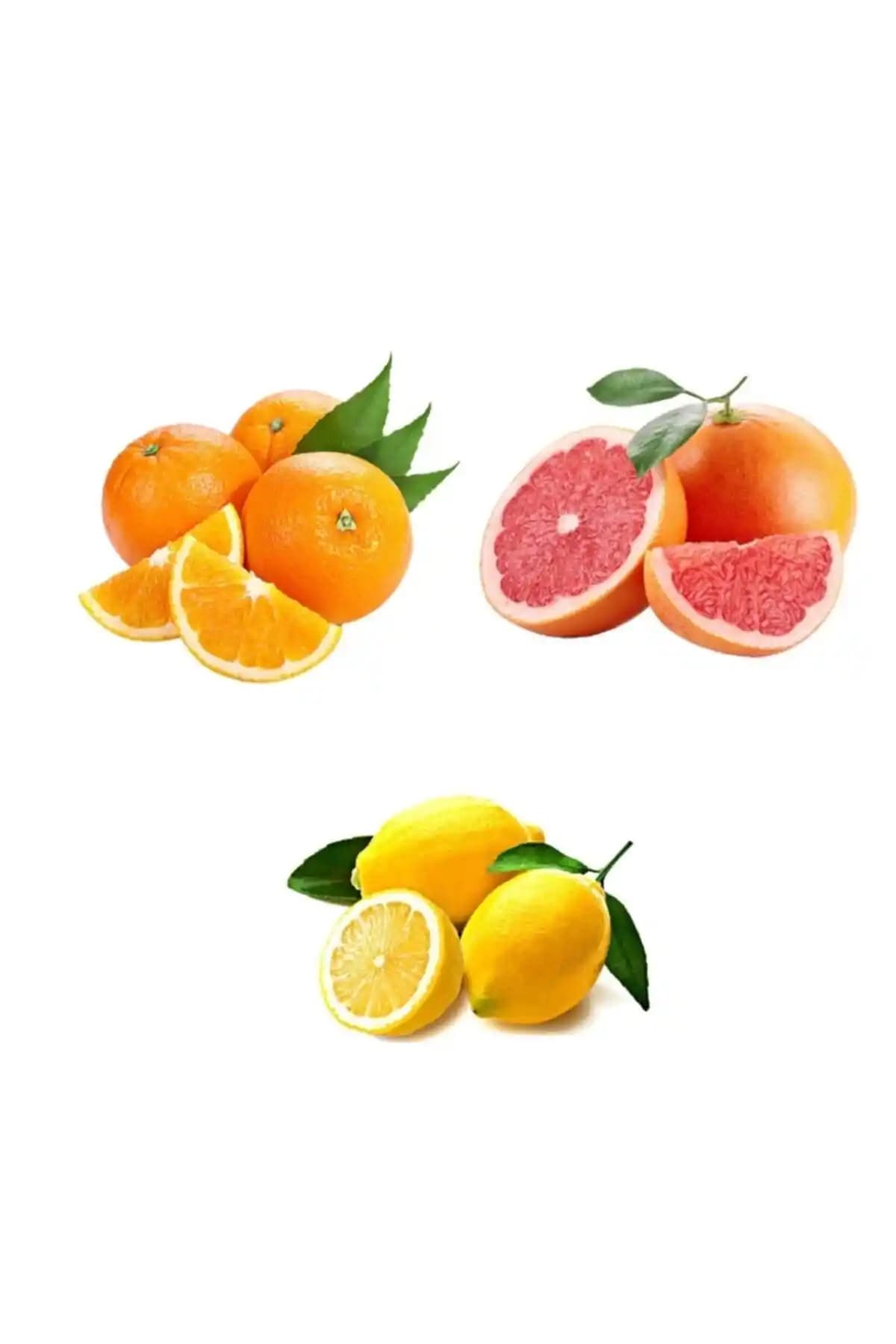 Uraz Tarım Taze Meyve Paketi Portakal Limon Greyfurt 6 Kg Sağlıklı ve Doğal Meyve Seçeneği