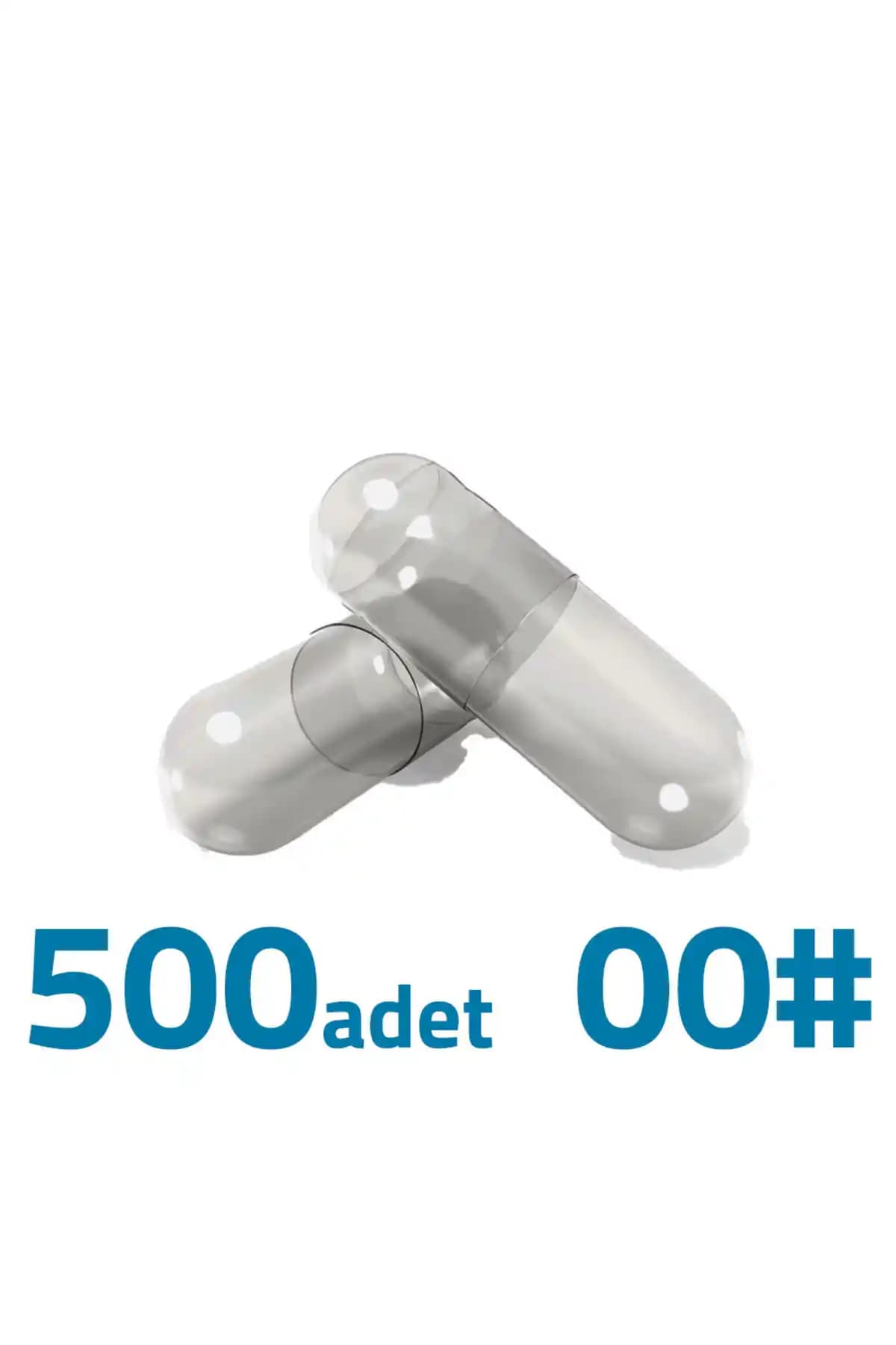 1001Naturel Büyük Boy Şeffaf Boş Ilaç Kapsülü: Çok Bölmeli Tasarım ve İzlenebilirlik