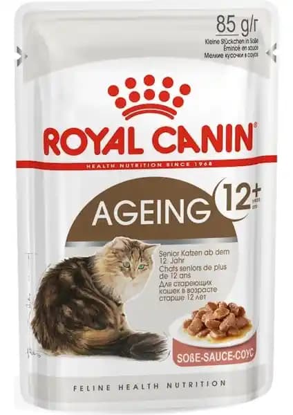 12 Yaş ve Üzeri Kediler İçin Royal Canin Yaş Kedi Maması – 12 x 85 g Konserve Paket