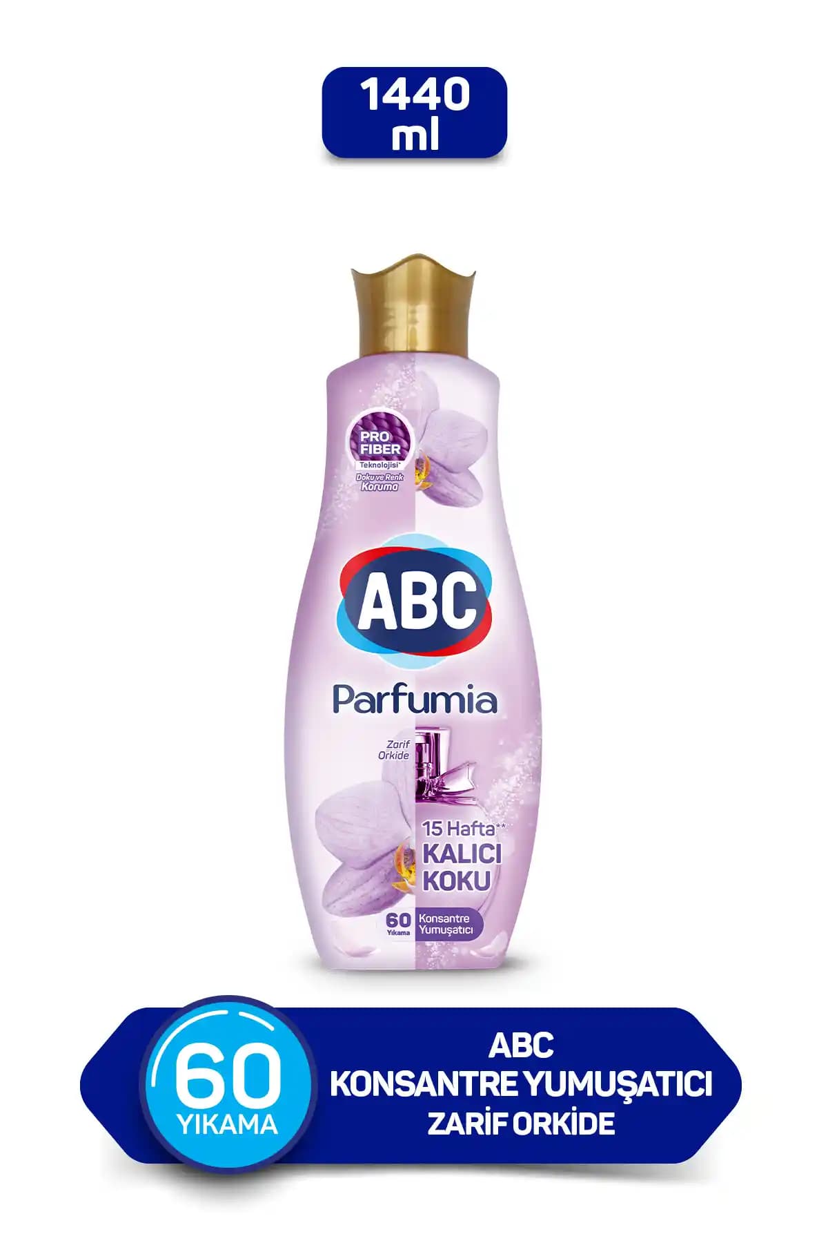ABC Konsantre Yumuşatıcı Zarif Orkide – 1,44 L Türkiye Menşei, Konsantre Formül