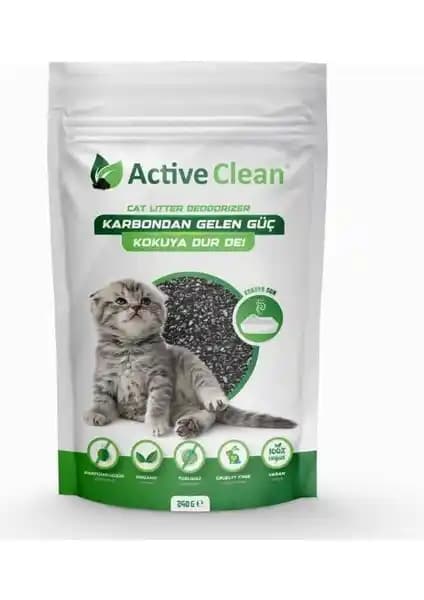 Active Clean Kedi Kumu Koku Giderici 240 g İnceleme: Kokuyu Hapsedir ve Tozu Azaltır