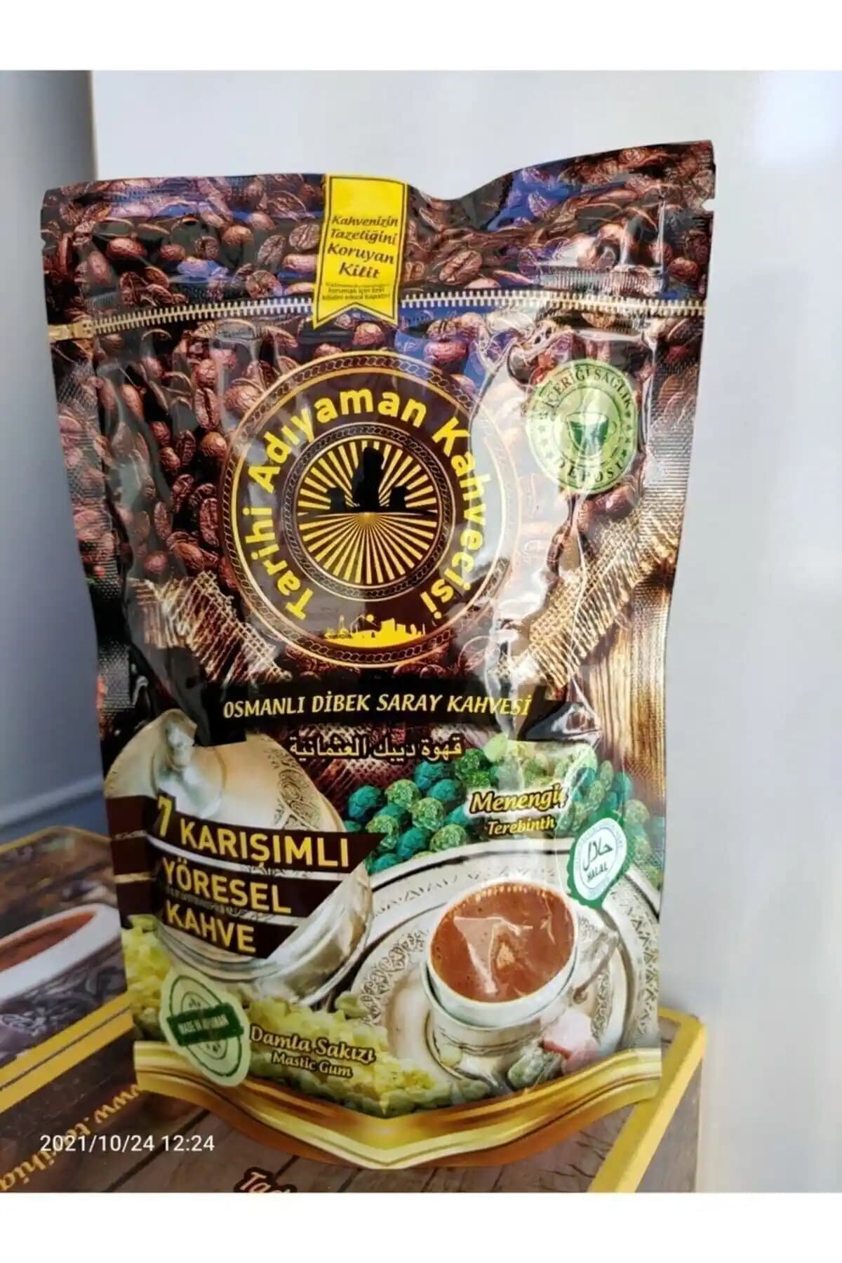 Adıyaman Dibek Kahvesi Damla Sakızlı Koleksiyonu – 1 kg (5 × 200 g), köklü gelenekten