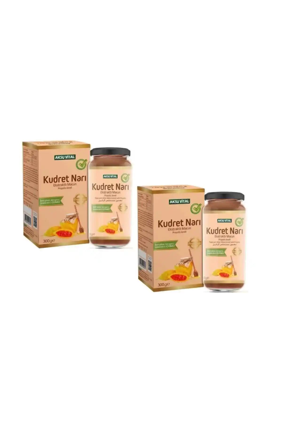 Aksu Vital Kudret Narı Ekstraktlı Macun 300 g ile Doğal Bitki Özleriyle Günlük Desteği ve Bağışıklık