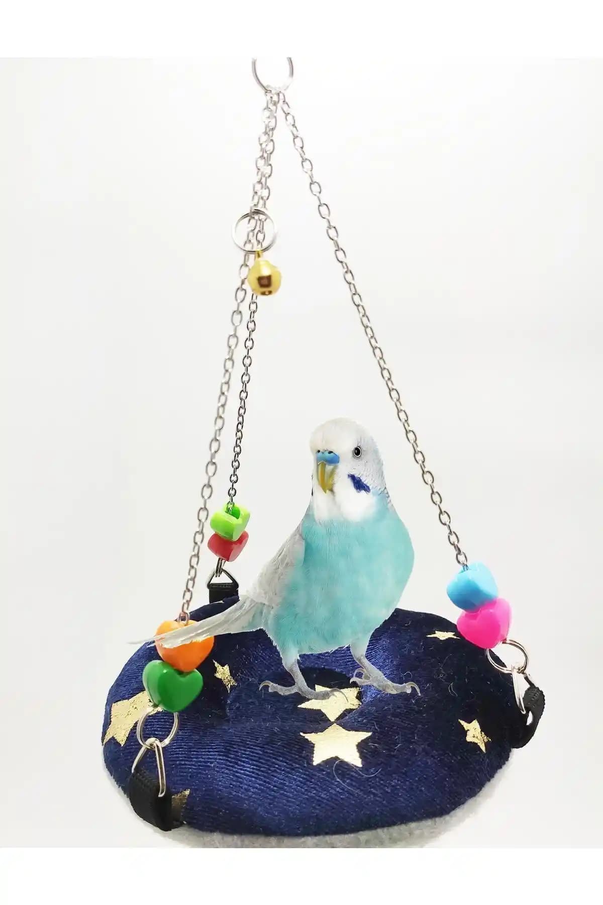 Alişpet Kuş Uyku Hamağı: Yumuşak Peluş Simit Formunda Konfor ve Güvenli Dinlenme