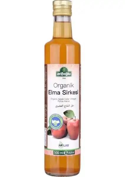 Arifoğlu Elma Sirkesi 500 ml – %100 Organik Elmalardan Geleneksel Fermantasyonlu Sirke