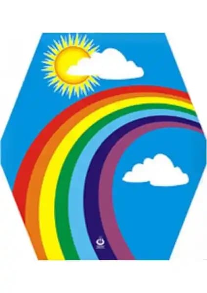 Arık Oyuncak Gökkuşağı Çıtalı Uçurtma Seti: renkli tasarım ve kolay kurulumla açık hava eğlencesi