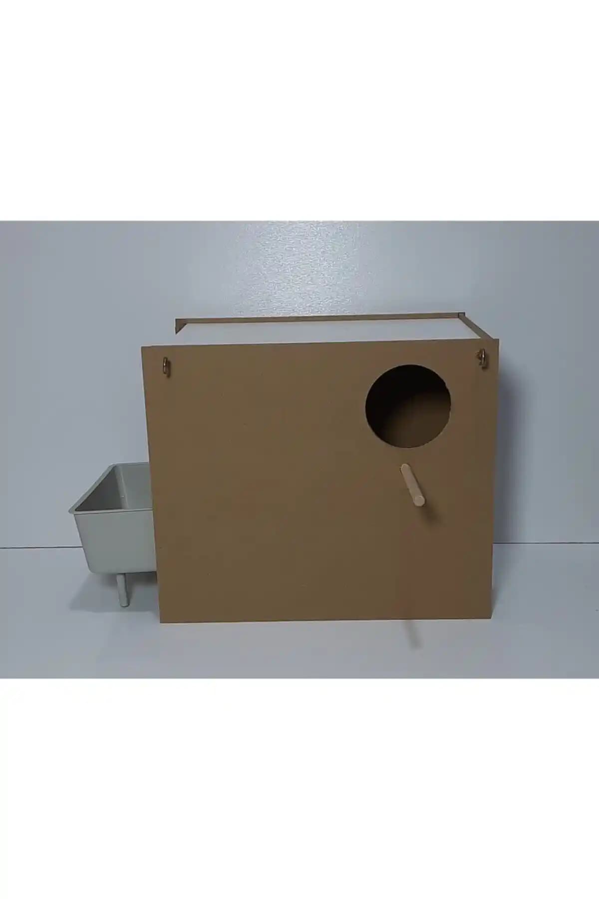 Asil Sultan Papağanı Yuvalığı (folluklu): Dayanıklı MDF tasarımıyla güvenli iç mekân