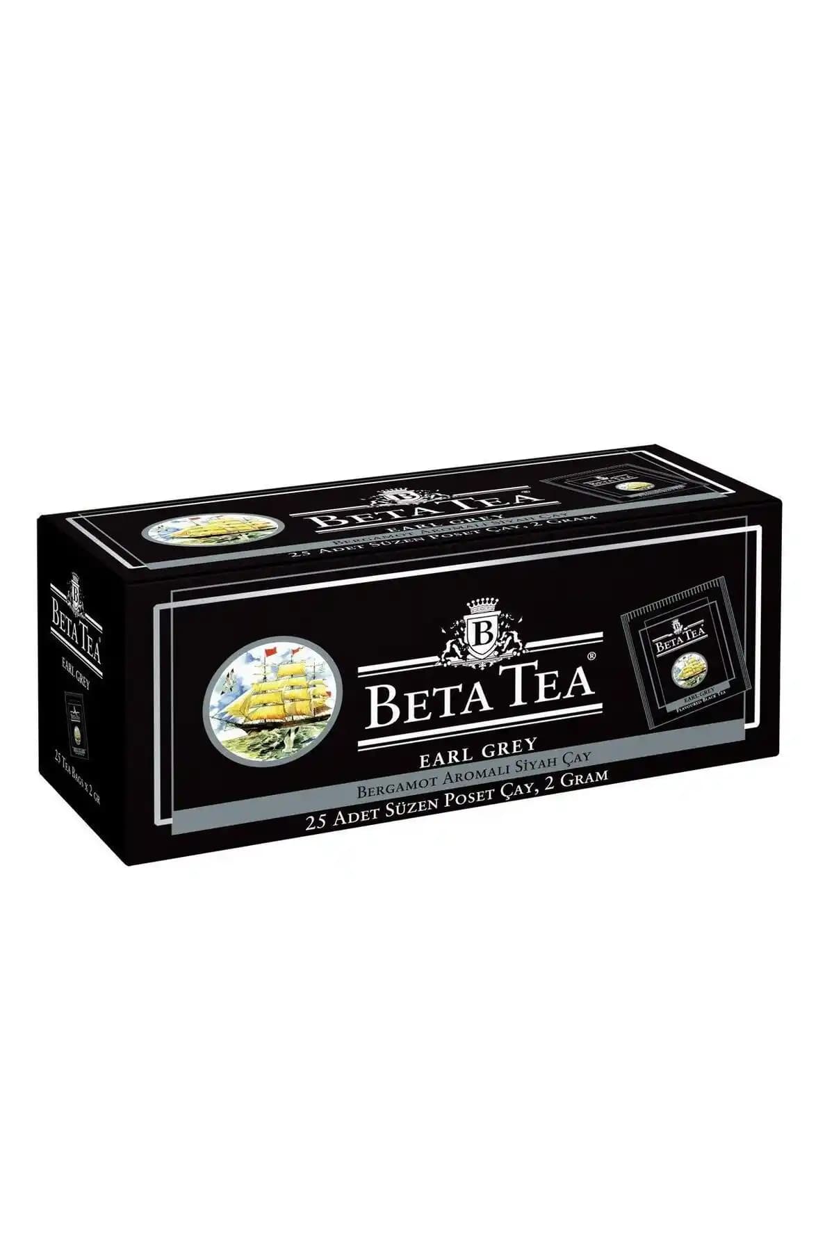 Beta Tea Beta Earl Grey Bardak Poşet: Sri Lanka kökenli bergamotlu siyah çay deneyimi