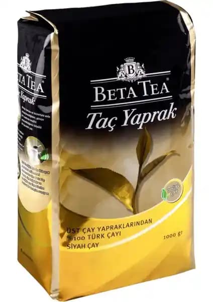 Beta Tea Taç Yaprak Türk Çayı: Doğu Karadeniz kökenli 1 kg doğal aroma, yapraklarda kalite