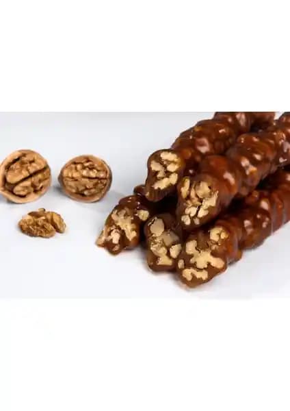 Bizim Yöre Cevizli Sucuk Köme Orcik 1 kg: Doğal Pestil Atıştırmalığı, Koruyucusuz