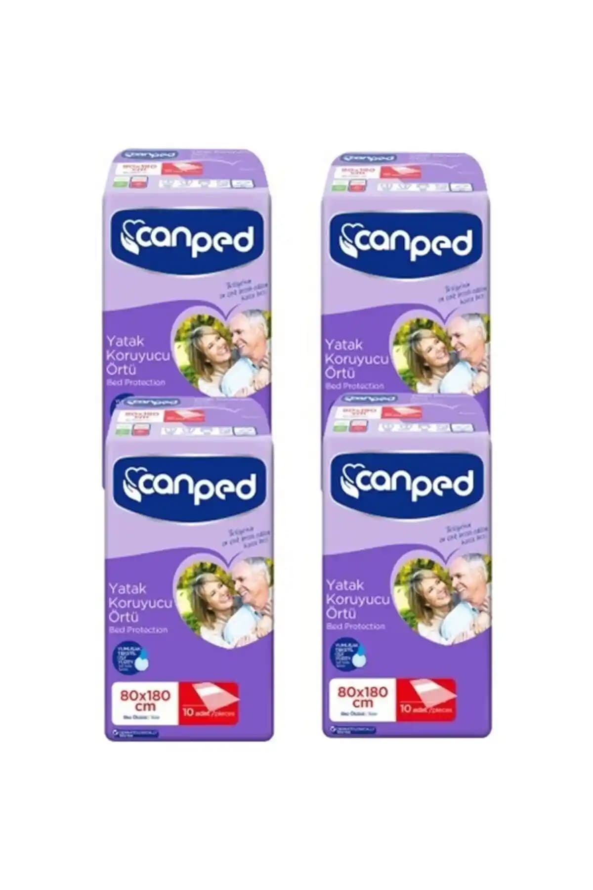 Canped Yatak Koruyucu Örtü 80x180 – 4 Paket İçeriği, Tek Kişilik Boyut ve Sıvı Koruması Özellikleri