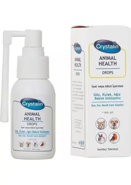 Crystalin Animal Health 50ML ile Evcil Hayvanlar İçin Ağız Sağlığı Desteği ve Günlük Bakım