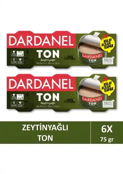 Dardanel 3x75 g konserve seti: zeytinyağlı ton balığıyla dengeli tat ve pratik porsiyonlar