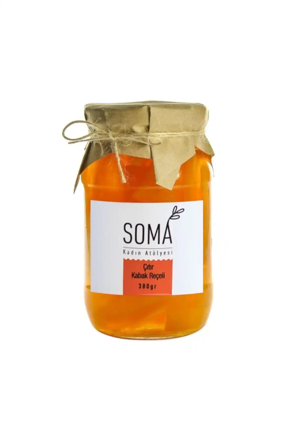 Doğal Kabak Reçeli Çıtır, Katkısız Ev Yapımı 380 Gr - Soma Kadın Atölyesi Kooperatifi