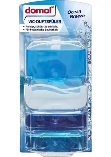 Domol Tuvalet Koku Giderici Jel Okyanus Esintisi – 3 Kartuş, Kolay Kurulum