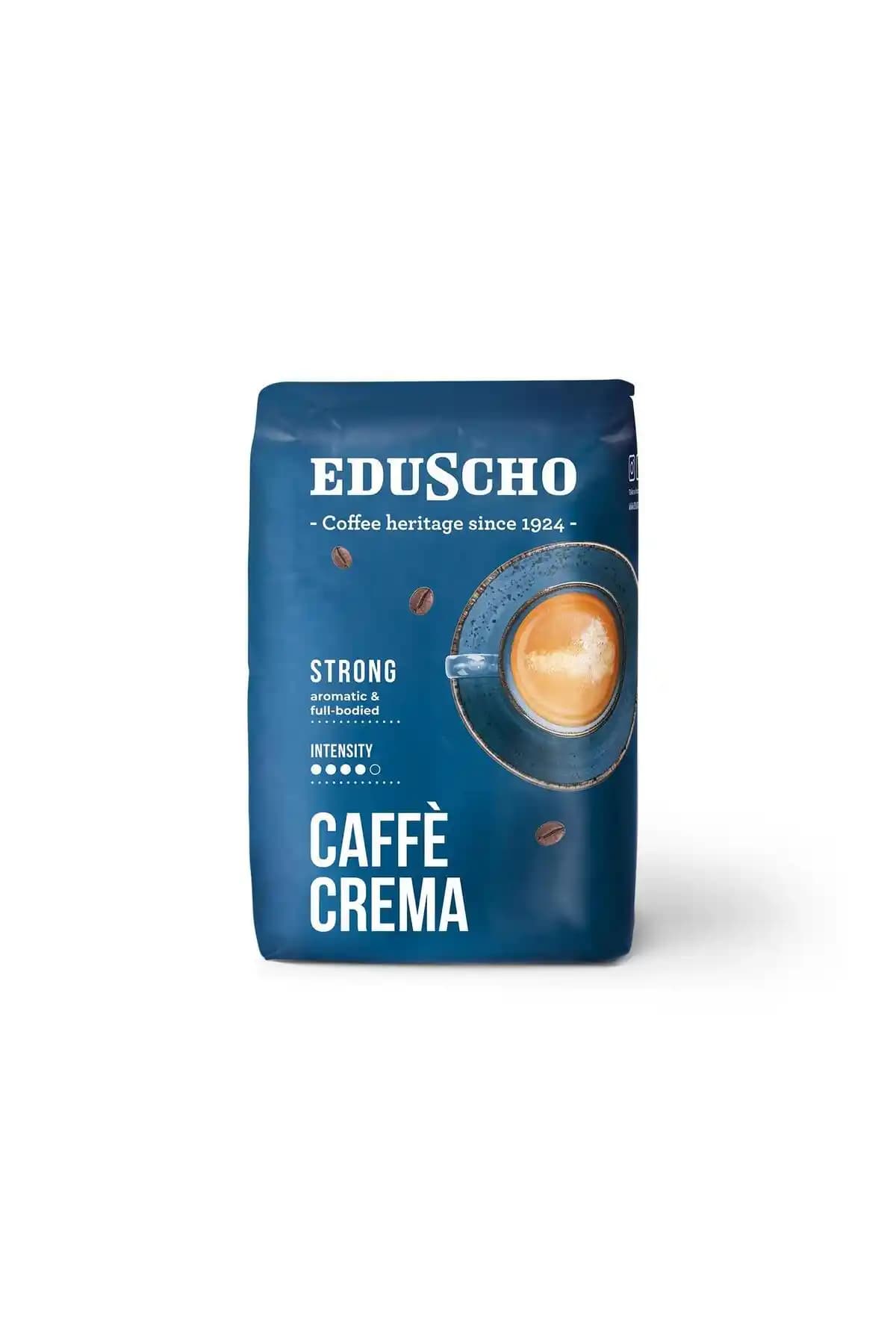 Eduscho Crema Strong Çekirdek: Orta Kavrulma, Dolgun Gövde ve Aromatik Deneyim 500 g
