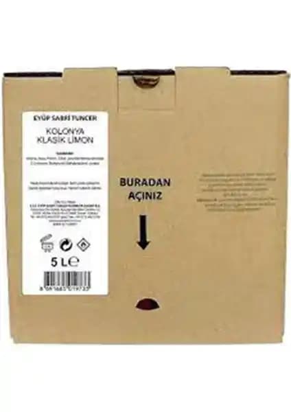 Eyüp Sabri Tuncer 5 Litre Endüstriyel Limon Kolonyası: Yüksek Alkol ve Pratik Dağıtım
