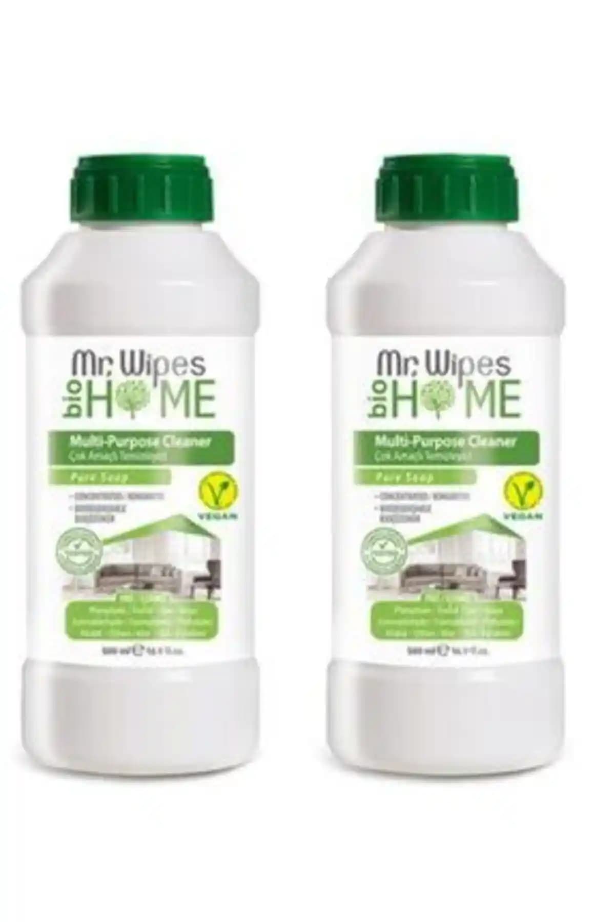 Farmasi Mr.wipes Konsantre Çok Amaçlı Temizleyici Beyaz Sabun Kokulu 500 ml (2'li Paket)