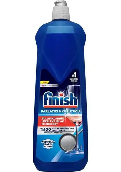 Finish Bulaşık Makinesi Parlatıcı ve Kurutucu Sıvı 800 ml ile Hızlı Kurutma ve Parlaklık