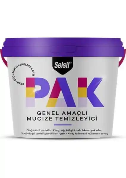 Genel Amaçlı Mucize Temizleyici Selsil Pak: Çok Yüzeyli Temizlik için 1 kg Paket