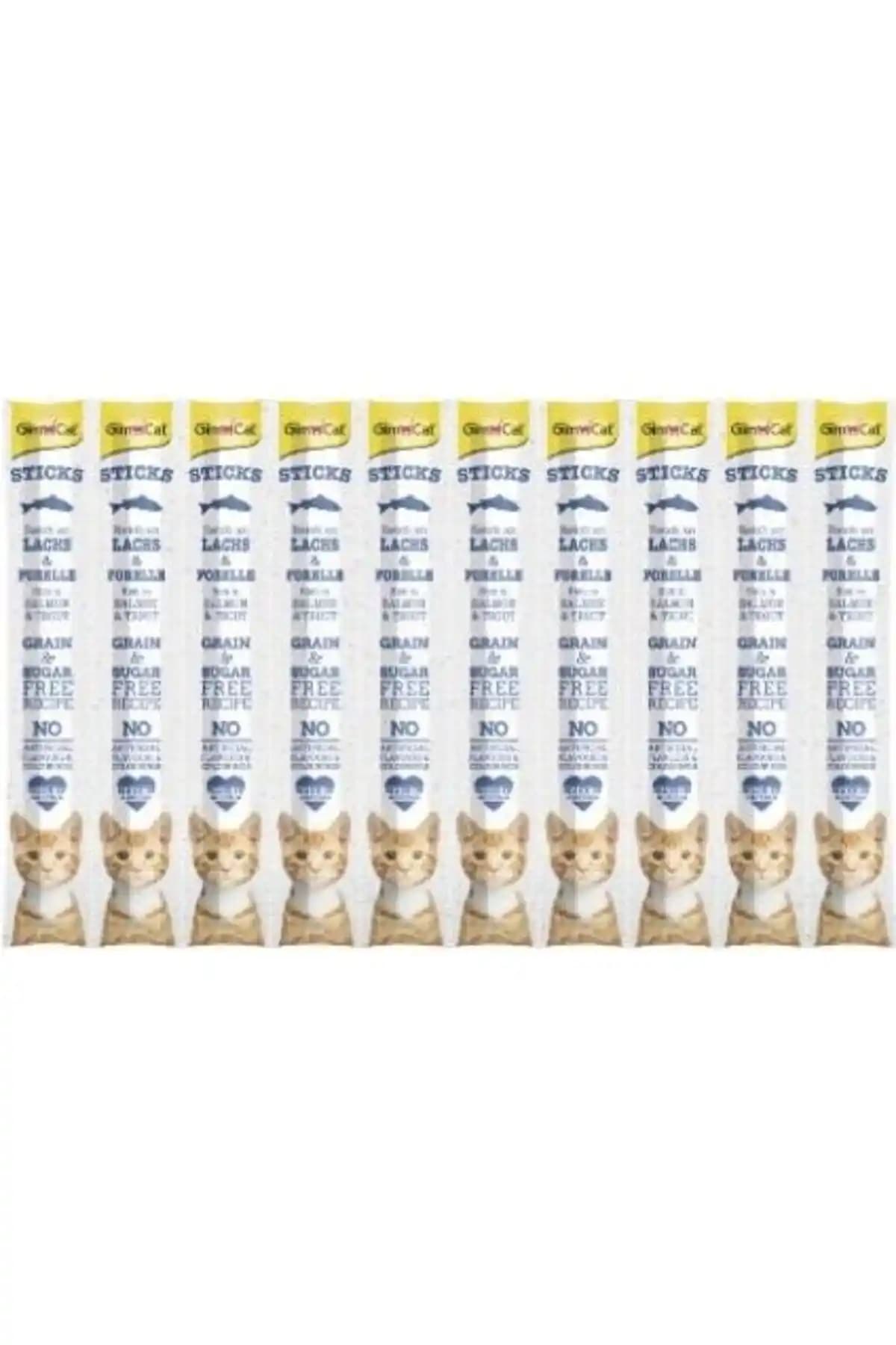 Gimcat Tahılsız Somonlu Ödül Çubuğu: Kediler İçin Doğal Kontrol Edilebilir Atıştırmalık