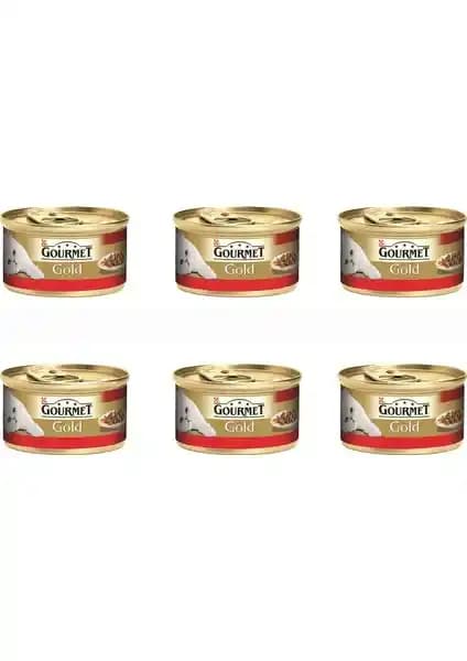 Gourmet Gold Parça Etli Sığır Eti 85 g x 6 Adet Kedi Maması: Besin İçeriği ve Kullanımı