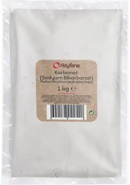 Hayfene Karbonat: Yenilebilir Sodyum Bikarbonat, Mutfak Kabartma ve Temizlik için 1 Kg