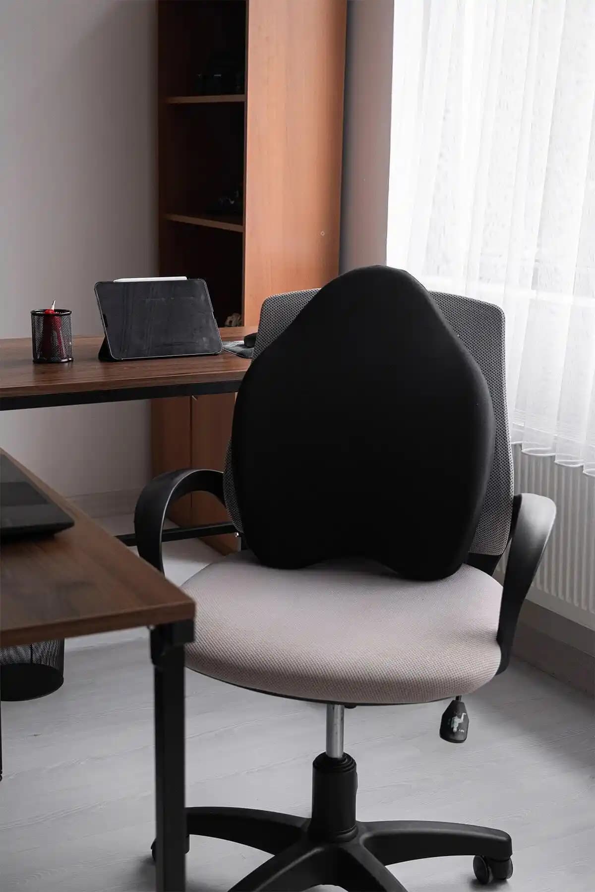 INNDREAM Ortopedik Sırt Destek Minderi: Bel ve Sırt Desteği İçin İki Parçalı Set